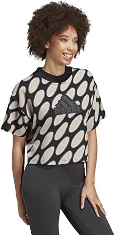 T-shirt da Adidas Women's Women's Marimekko Future Icon 3 Stripes