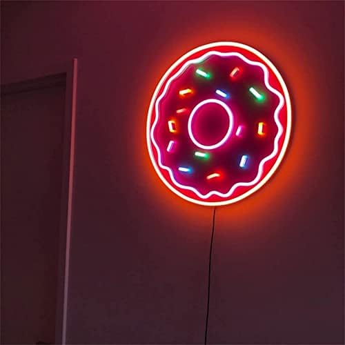 DVTEL DONUT Design Sinal de néon Modelagem LED LEITAS LUMAS LUNTAS LUMINA