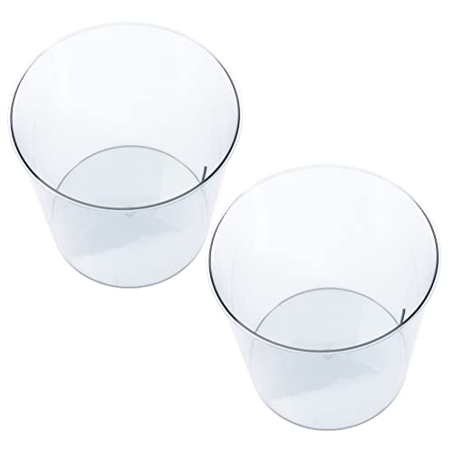 Alipis 4 PCs latas de mesa de mesa Bolsa de bancada pequena sucata azul caixas de escritório lixo lixo de plástico de