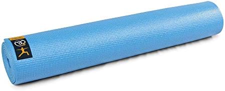 Yoga Mad Warrior II 6mm mais ioga tapete de exercício azul claro grosso para amortecimento