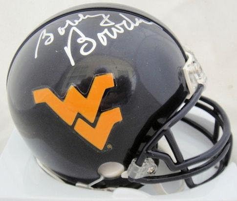 Bobby Bowden assinou o West Virginia WVU Mini Capacete JSA - Mini capacetes da faculdade autografados
