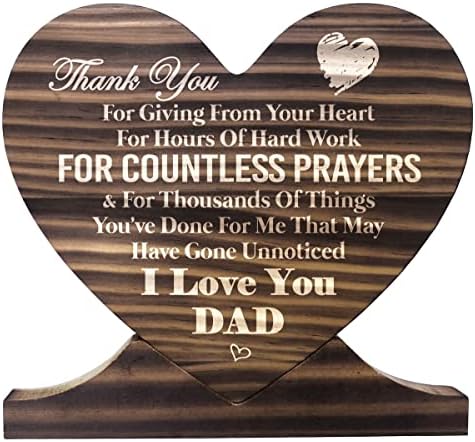 Eu te amo, pai, placa de madeira, obrigado presentes do pai, presente de placa de madeira, ideia de presente exclusivo
