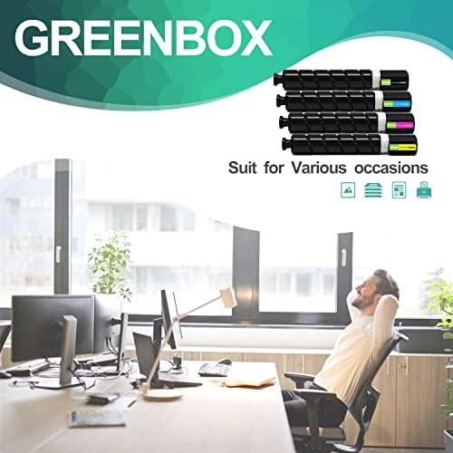 GreenBox Remanufaturou GPR51 Substituição de cartucho de tone de alto rendimento para GPR-51 GPR51 8516B003AA 8517B003AA 8518B003AA