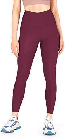 YogiPace Petite/Alto Mulheres com cintura alta Leggings de ioga com calças de treino de costela extra longa com bolsos