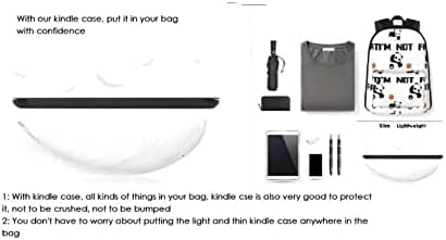 Caso para Kindle Paperwhite 5 2021 11th Gen Protective Shell Cartlet Case com capa de sono/caixa, fofo de desenho animado doodle
