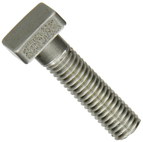 Te-Co 46487 304 Aço inoxidável T-Bolt, 1/2 -13 TPI, 2 Comprimento da linha, 8 Comprimento, 7/8 x 7/8 x 5/16 Head, 1/2