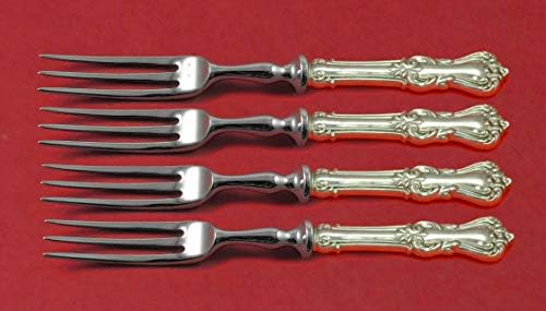 Marlborough por Reed e Barton Sterling Silver Fruit Fork Conjunto 4pc HHWS 6 Custom