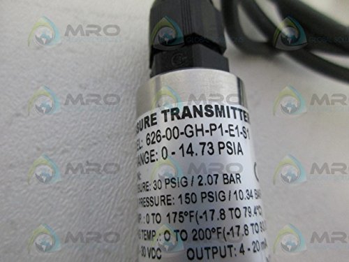 Transmissor de vácuo, 0-30 em Hg, 36 no chumbo