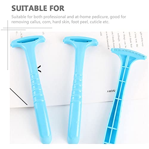 Fomiyes barbeador elétrico Shaver elétrico 5pcs Removes de pés Removedor de pele Dura Razor Razor Ferramentas de pedicure para os