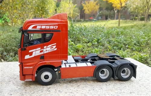 Faw Jiefang Jh6 Tractor de caminhão de táxi espacial Red 1/24 Modelo pré-construído do caminhão Diecast Truck