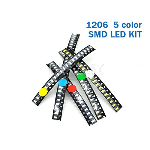 100pcs 1206 pacote de luz LED SMD