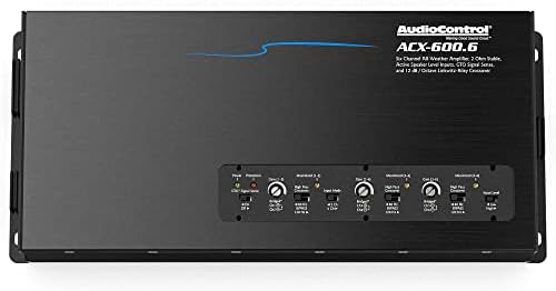 Audiocontrol ACX-600.6 Amplificador de 6 canais de todo o tempo