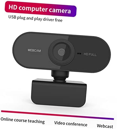 Câmera de computador solustre câmera de computador para câmera de computador câmera web 1080p webcam de alta definição webcam 1080p vídeo preto USB câmera web com câmera da web de microfone câmera da web