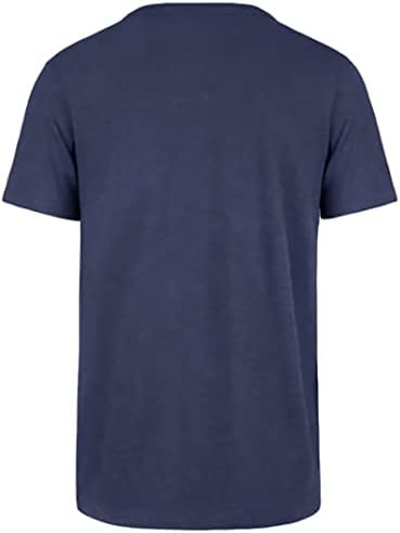 '47 Los Angeles Dodgers Mens Cooperstown Bleacher Blue Grit Vintage Scrum Tee T-shirt
