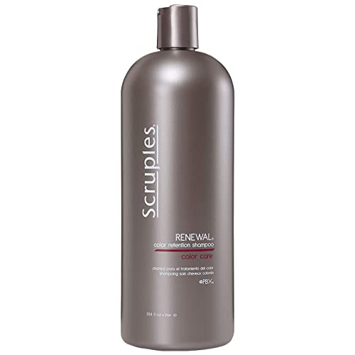Scrumpals renovação de retenção de cores shampoo - para cabelos tratados com cores - evite o desbotamento de cores - para homens e mulheres com qualquer cor de cabelo