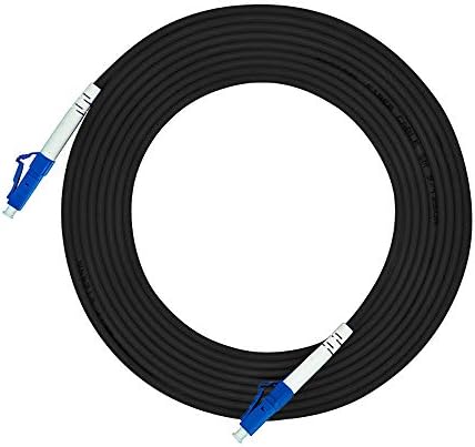 Jeirdus 150m LC a LC ao ar livre blindado Simplex 9/125 SM Fibra óptica Jumper Optical Cord SingleMode 150 metros