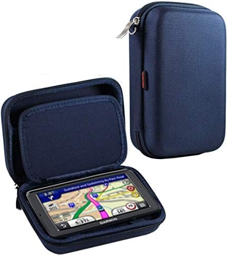 Navitech Blue Dark Hard GPS Carreira compatível com Garmin Zumo 396 LMT-S, Motocicleta GPS