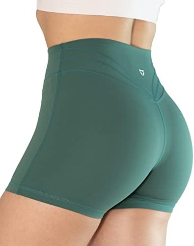 TOMTIGER SHORTS SHORTS PARA MULHERES ALTA CAISTA DE CANTA DE CANTAGEM RUNDO RUNDO DE YOGA EXERCÍCIO ATIVO DE MULHERES