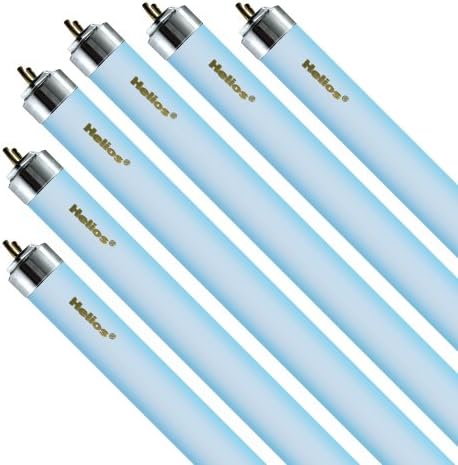 Helios de 20 watts T6 actínico O3 Luz para aquário, 24 polegadas, azul, 6-pacote