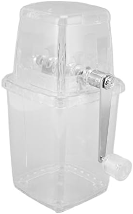 Briturador de gelo levantado à mão, cubo de gelo de máquina de lama transparente, fabricante de smoothie de bancada Multi Function