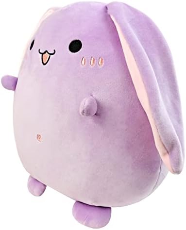 Fimigid 9,8 '' Pillow de animal de pelúcia, coelho de pelúcia kawaii utilidade de pelúcia de animais de pelúcia, travesseiro de brinquedo