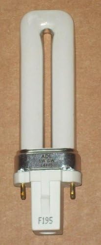 Lâmpada de Florescente Compacto Permalita, 5 watts, 10000 horas, brilho igual a 25 watts, cor branca fria, L4405, base G-23, CF5TT/41K, 250 Lumins iniciais