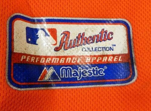 2007-08 Baltimore Orioles Mike Mike Costanzo 30 Game usou Orange Jersey BP St 032 - Jogo usada MLB Jerseys