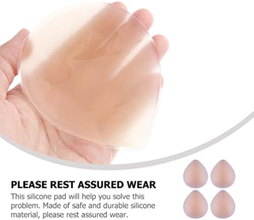 Galpada 4pcs camel dedo de dedão de silicone cautelador reutilizável invisível para mulheres usam sob leggings ativo