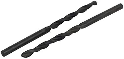 Aexit 3,2 mm DIA Tool Titular HSS Oxinitring 2 Fluto Frill Frill Frill Twist Drill Bit Black 10pcs Modelo: 45AS319QO174