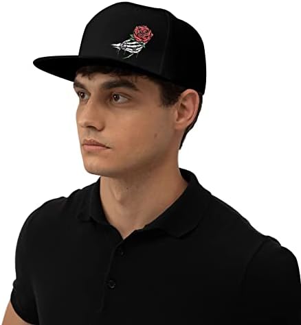 Chapéus de snapback para homens para homens bonitos de beisebol preto Mulheres ajustáveis ​​Bill Bill Papai Chapéu Funny Trucker