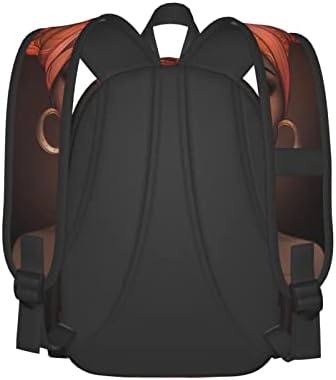 Kiuloam Backpack de 17 polegadas Elegante Africano Laptop Backpack Back Bag School Bookbag Casual Daypack