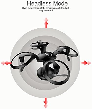 GOOLRC Mini Drone com câmera para crianças adultos, drone WiFi FPV em forma de bola, quadcopter RC com giroscópio de 6 eixos,