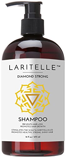 LARITELLE ORGANIC ANTI-TIMING SHAMPOO DIAMOND STROND 17,5 oz | Recomendado por dermatologistas para prevenção de perda de cabelo