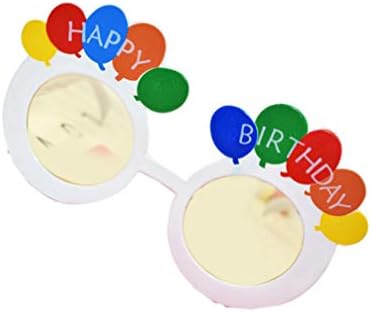 Óculos aboofan Balões de aniversário novidade balão formato Óculos Frames de aniversário Party Photo Booth Prop Festy Favor