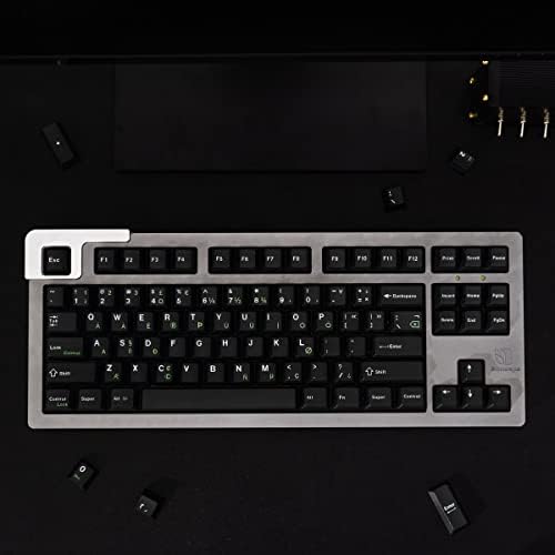 PBT Keycaps 129 Keys Cherry Perfil Black Keycaps Definir para 60% 65% 95% Cherry MX Teclagem mecânica teclado