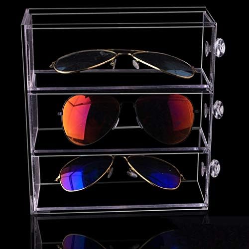 Óculos requintados- Visor de copos Stand Multi-camada de copos Display Stand, Stall Box Caixa de sol São Multifuncional Vicha Stand