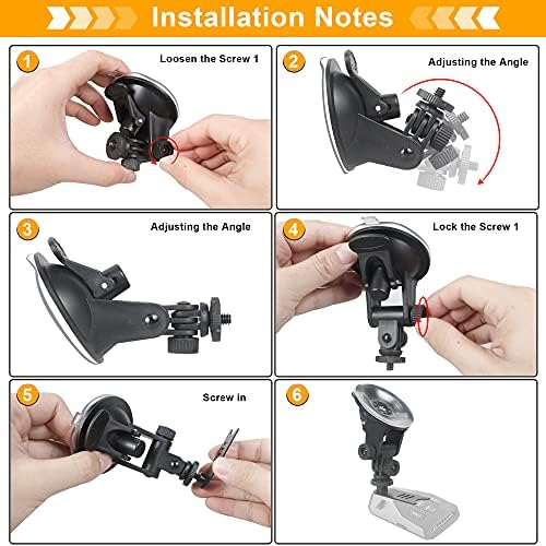 Yeebeny Sucção Radar Detector Montante, pára -brisa e suporte do painel Radar compatível com passaporte de acompanhante 9500i 7500 x50 x70 x80 solo sc s2 s3 s75 beltronics rx65 gx65 vermelho