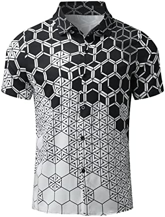 UBST 2022 Novas camisas masculinas, shorts de verão Button Button Down Downs Designer camisetas gráficas impressas havaianas
