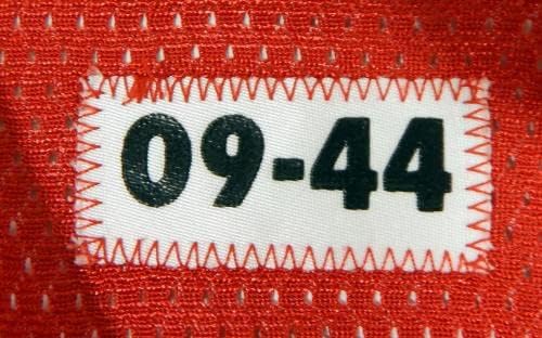 2009 San Francisco 49ers Brian Jennings 86 Jogo emitido Red Jersey 44 DP30864 - Jogo da NFL não assinado