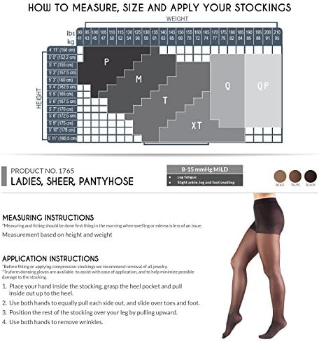Pantyhose de compressão pura de verdade, 8-15 mmhg, calças justas de modelagem feminina, 20 negador