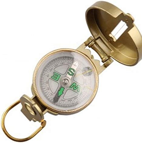 GGRBH Golden Spiral Compass portátil Compass, Ferramentas de Bússola de Navegação ao Ar Livre para Orientador e Sobrevivência