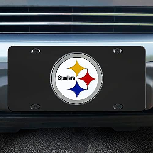 Fanmats 33616 Pittsburgh Steelers 3D Black Plate