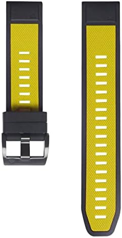 Bneguv 26 mm Silicone Retirada rápida Strap bandeira para Garmin Fenix ​​6x 6 6s Pro 5x 5 mais 3HR Enduro SmartWatch