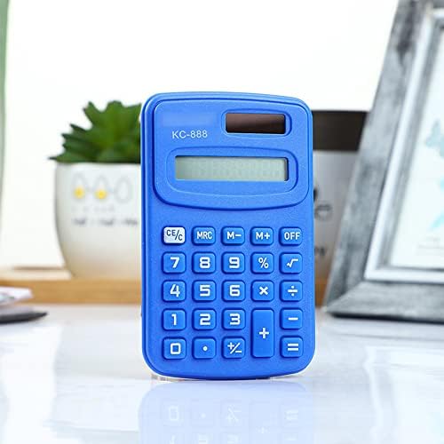 Tamanho do bolso calculadora de 8 dígitos Mini calculadoras básicas padrão Botão Battery Desktop Office Crianças Ferramentas de