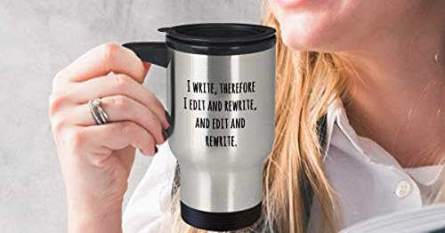 Engraçado Café ou Caneca de Chá - Presente para escritores, blogueiros, autores, romancistas, editores