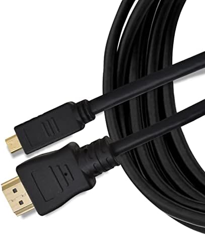 Brendaz Micro HDMI para HDMI Cabo 4K de alta velocidade compatível com Canon EOS R6, M50 Câmera sem espelho, PowerShot