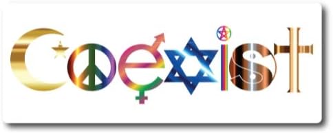 Magnet Me Up Coexist Magnet Decal