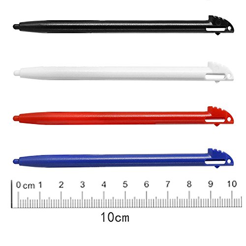 Canetas de caneta para nintendo 3ds xl- yttl 4 pcs caneta de caneta de toque de plástico multi-cor de caneta de caneta de toque de plástico para Nintendo 3DS XL e Nintendo 3DS LL