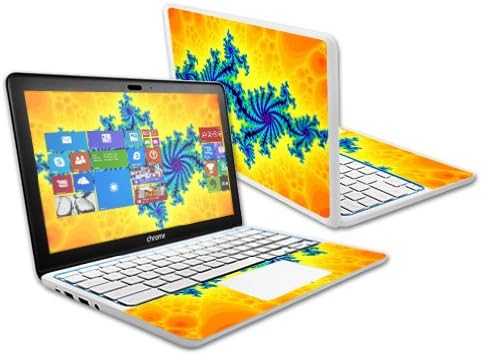 MightySkins Skin Compatível com HP Chromebook 11,6 Skins de adesivos de tela sensível ao toque obras fractal