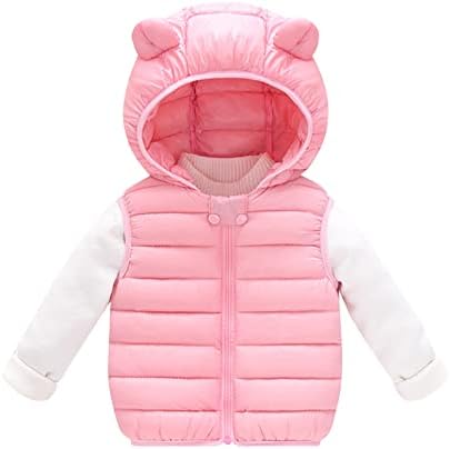 Jjhaevdy meninos meninas jaqueta bosque de jacket inverno lã de lã acolchoada de bosques de urso com capuz casaco com